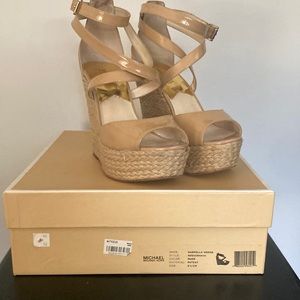 Michael Kors platform wedges. Size 9.5